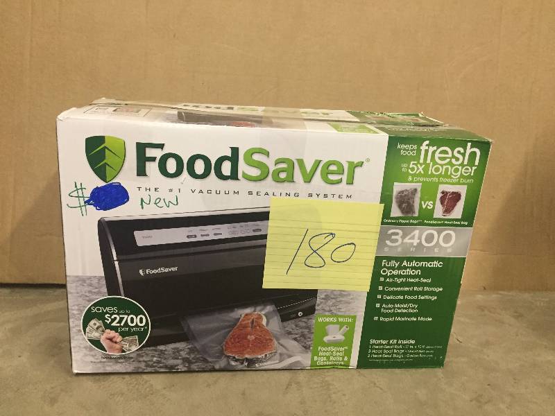 lot 180 image: FoodSaver 3400 Series  new condition