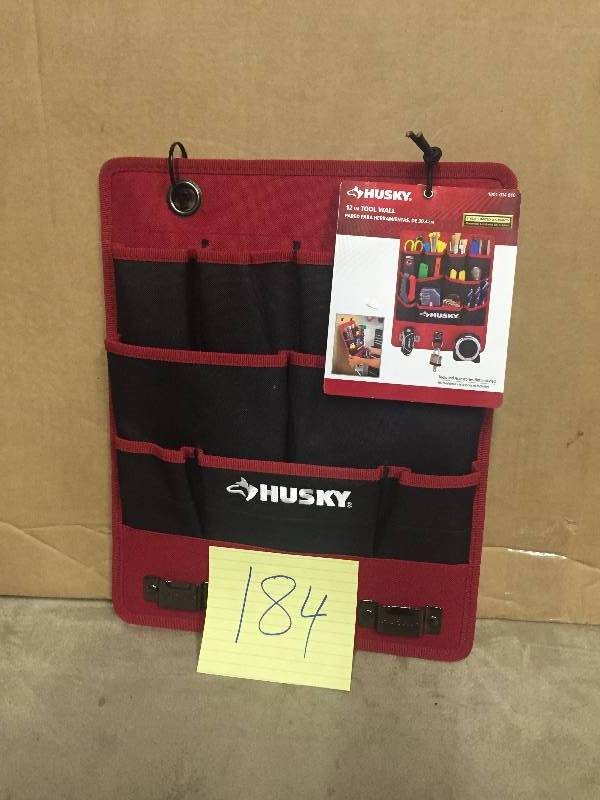 lot 184 image: Husky 12 in. Tool Wall, Red New