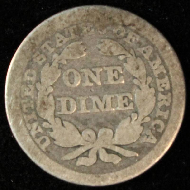 1842 SEATED LIBERTY SILVER DIME