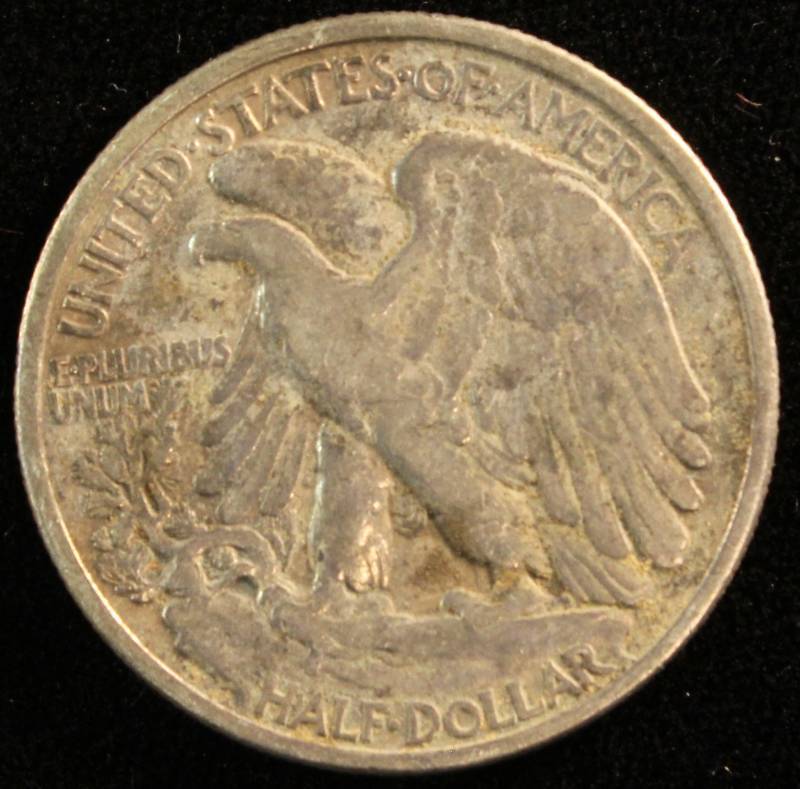 1936 WALKING LIBERTY SILVER HALF DOLLAR FINE