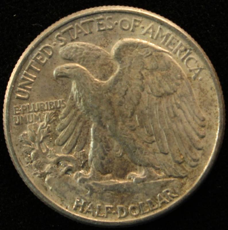 1945 WALKING LIBERTY SILVER HALF DOLLAR