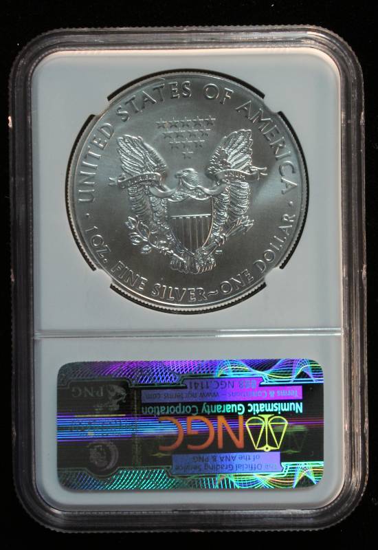 2015 AMERICAN SILVER EAGLE 1 TROY OZ. .999 FINE SILVER DOLLAR MS69 NGC EARLY RELEASE