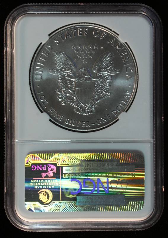 2015 AMERICAN SILVER EAGLE 1 TROY OZ. .999 FINE SILVER DOLLAR MS69 NGC EARLY RELEASE