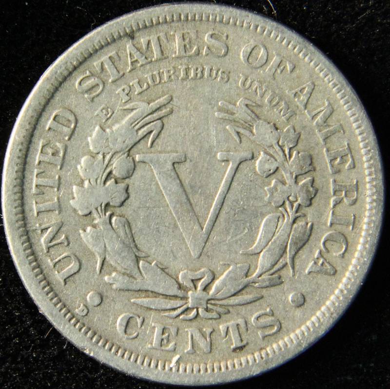 1912-D LIBERTY OR V NICKEL FINE