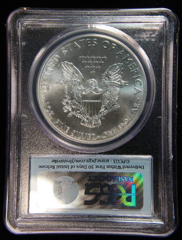 2013 AMERICAN SILVER EAGLE .999 FINE SILVER 1 TROY Oz. PCGS MS69 FIRST STRIKE