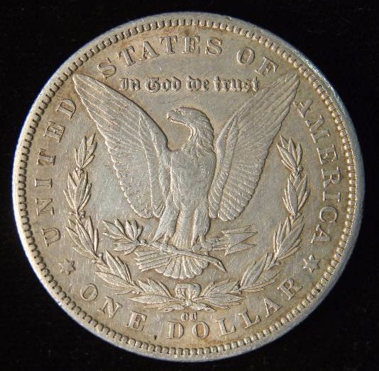 1892 CC CARSON CITY MORGAN SILVER DOLLAR XF DETAILS CLEANED