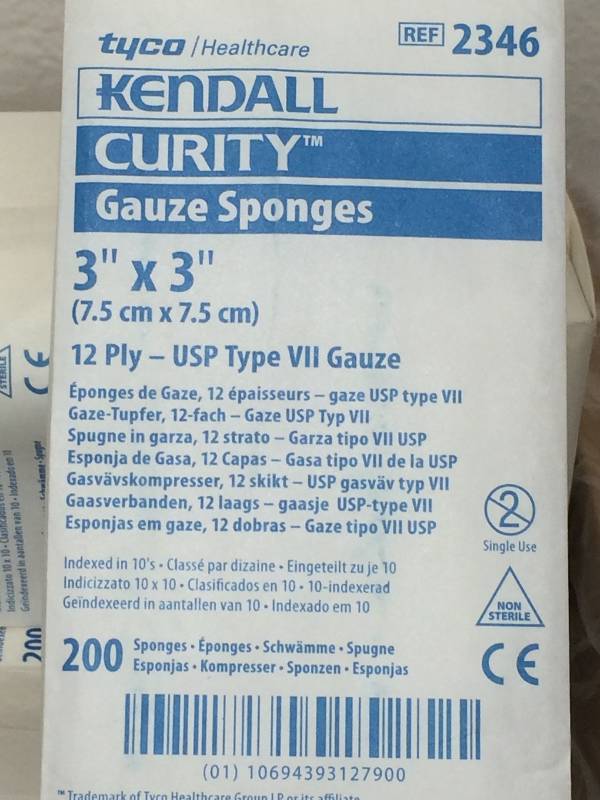 Gauze SpongesSpecimen Cups