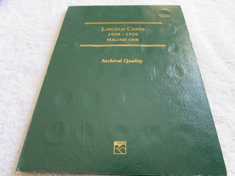 Lincoln Wheat Cents Book