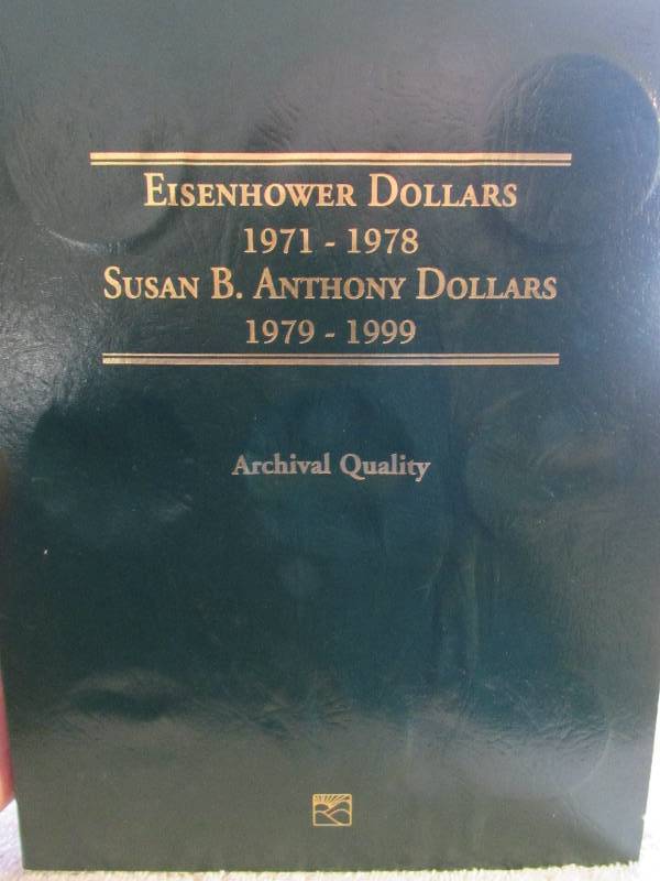 Eisenhower  Susan B Anthony Dollar Book