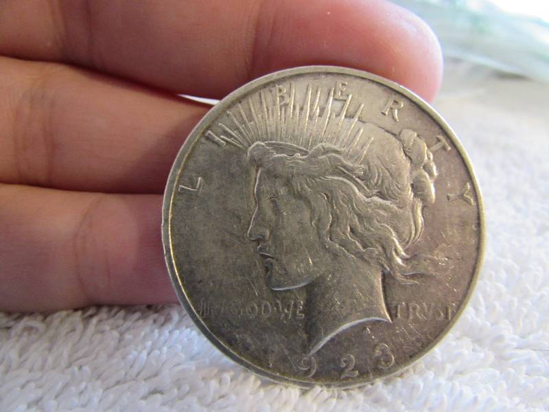 1923 D Peace Dollar