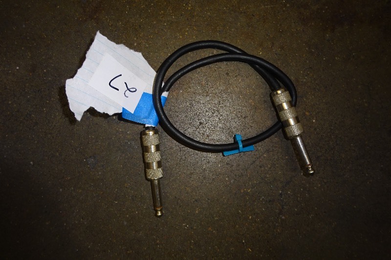 lot 27 image: 1 14 TS Patch cable