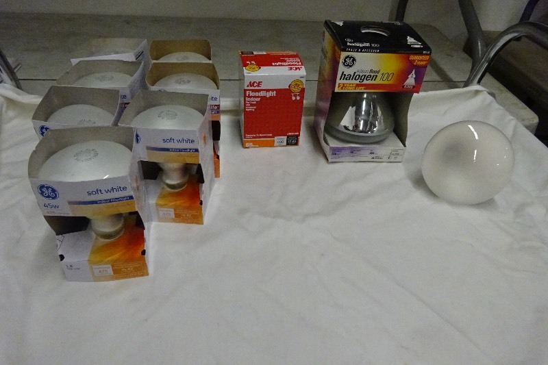 Lot of indoor flood lights soft lights