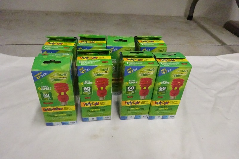 Lot of 8 party lights