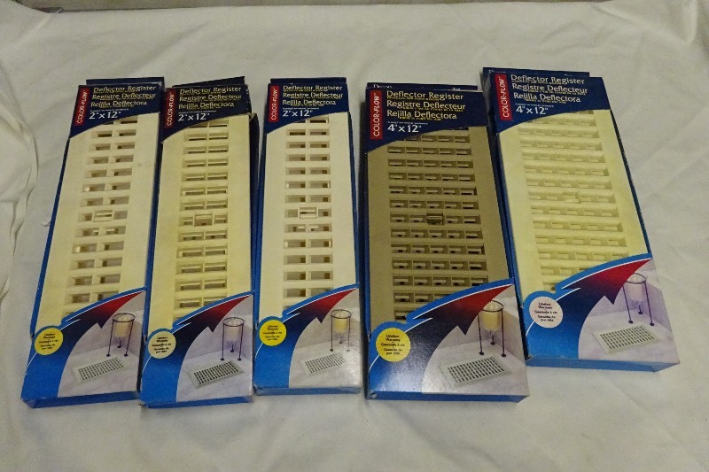 Plastic registers