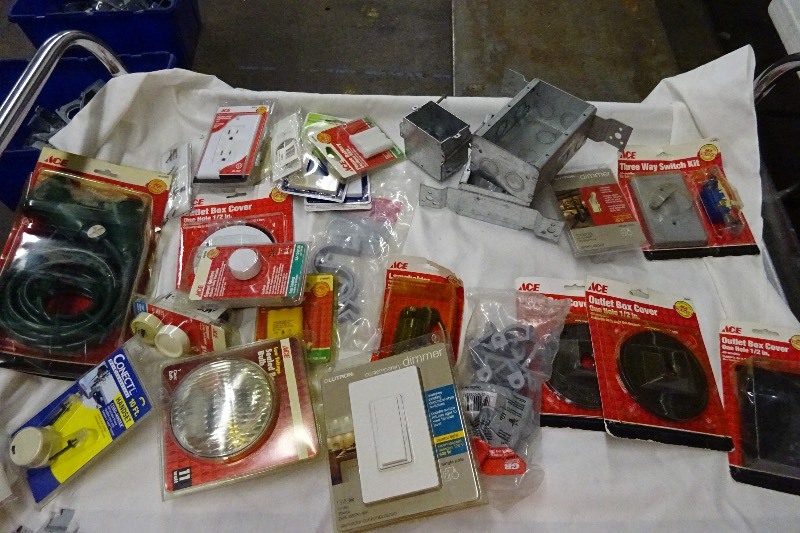Variety of electrical items