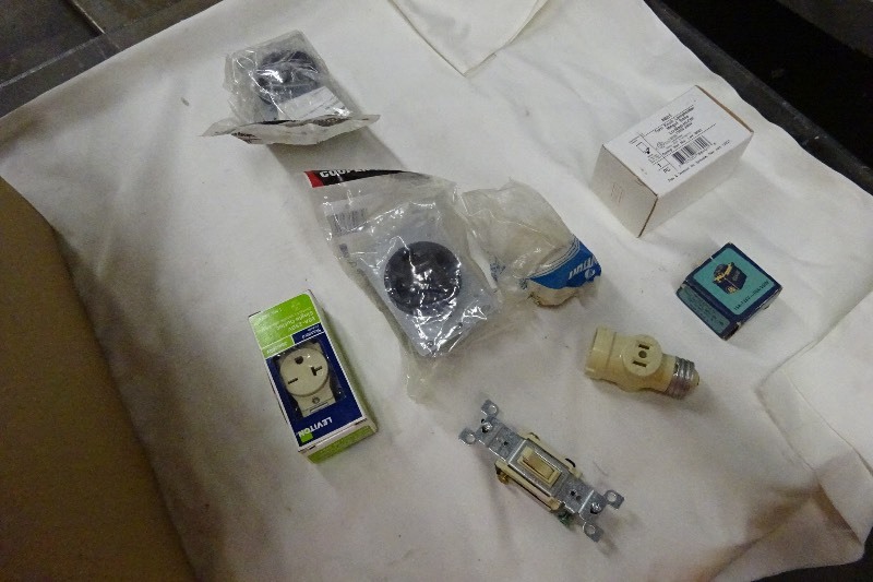 Variety of electrical items