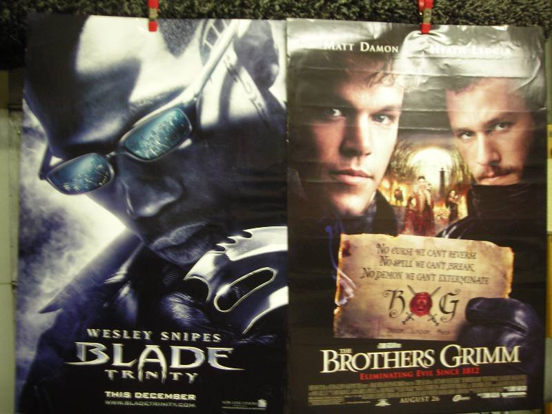 2-Authentic Movie Theater Posters
