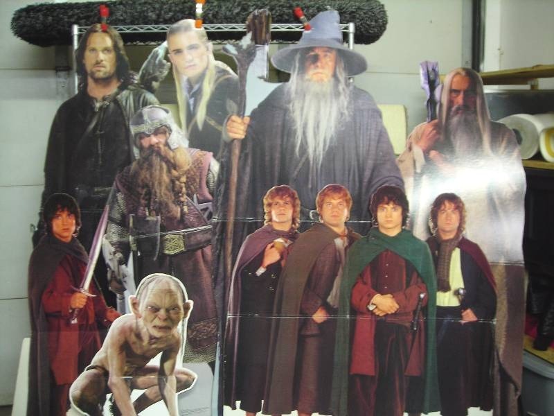 Lord Of The Rings Life Size Stand-Up Cardboard Figures