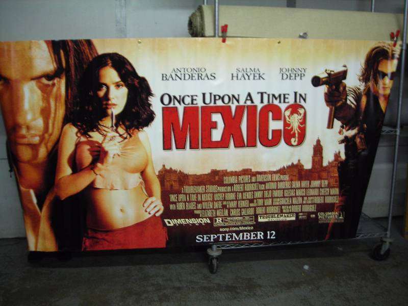 Authentic Vinyl Movie Banner
