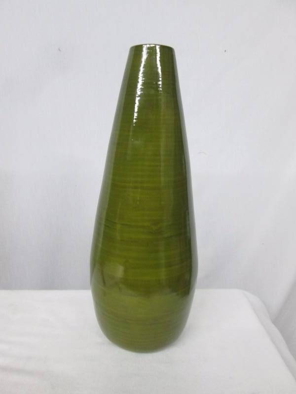 Green Bamboo Vase