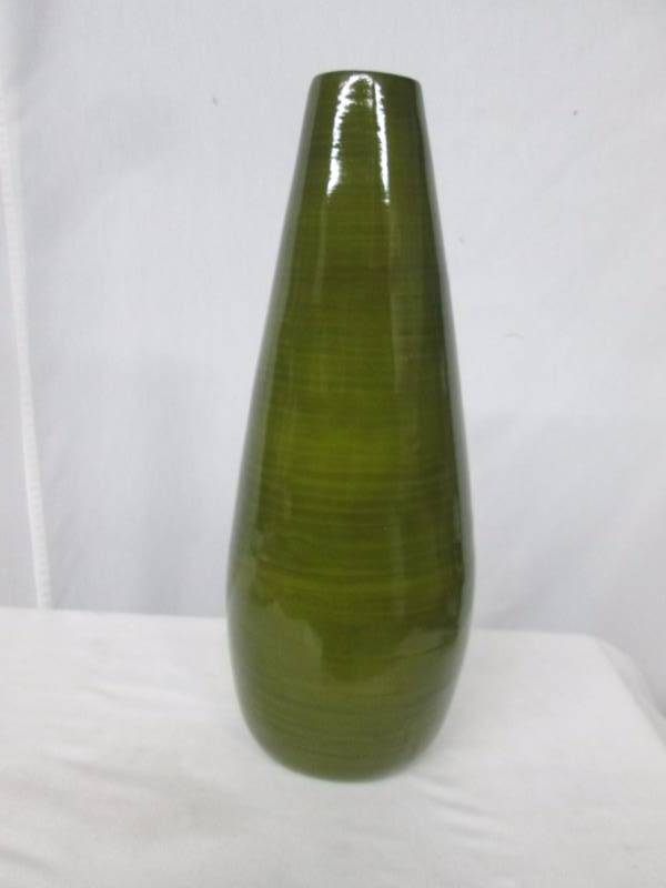 Green Bamboo Vase