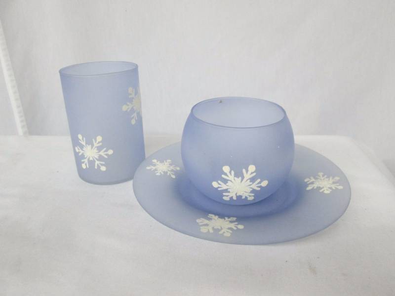 Blue Frost w Snowflakes