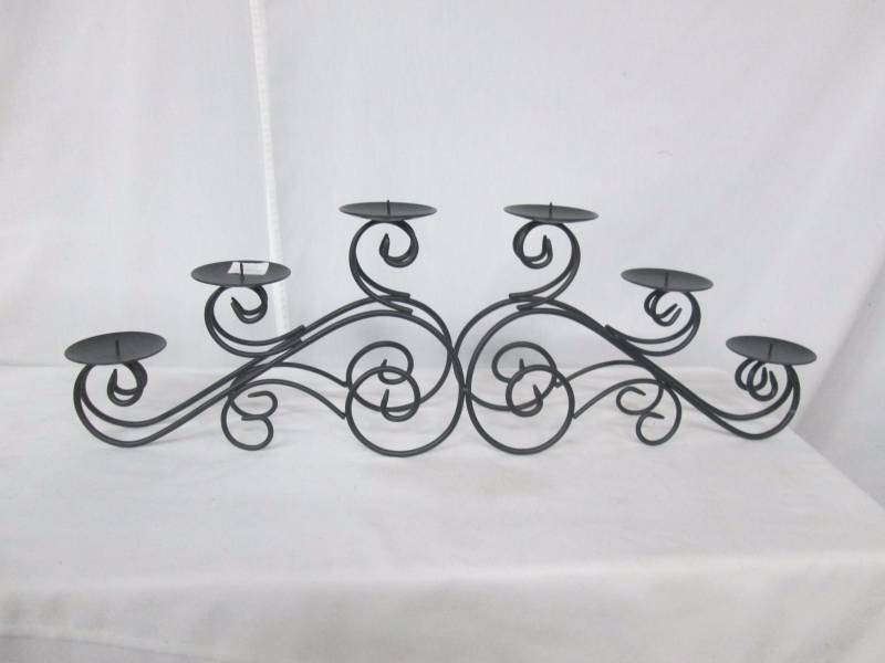 Metal 6-Candle Centerpiece