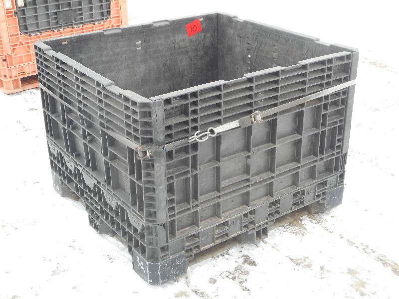 lot 10 image: Heavy Duty Folding Pallet Crate