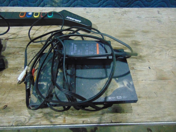 Playstation 2 with (3) Controllers and AccessoriesGames