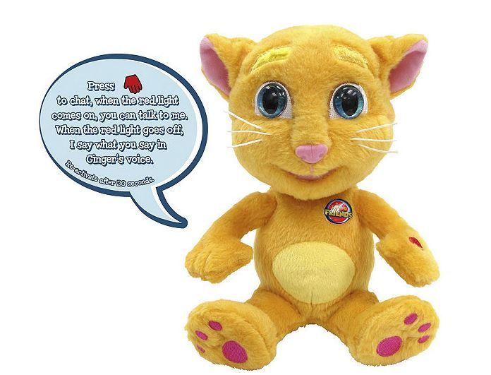 lot 45 image: Talking Friends Talking Ginger Interactive Plush Pet