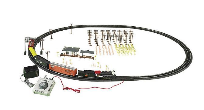 lot 48 image: Bachmann Chattanooga HO-Scale 155-Pc. Electric Train Set