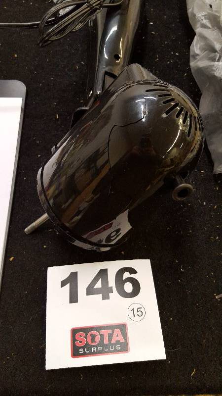 lot 146 image: Optimus 16 Oscillating Pedestal Fan with Remote-Blk