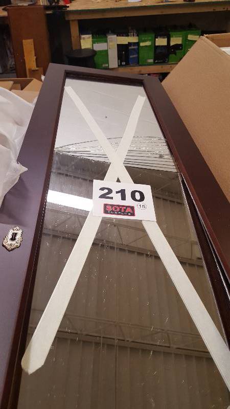 lot 210 image: Mirror with Jewelry Cabinet