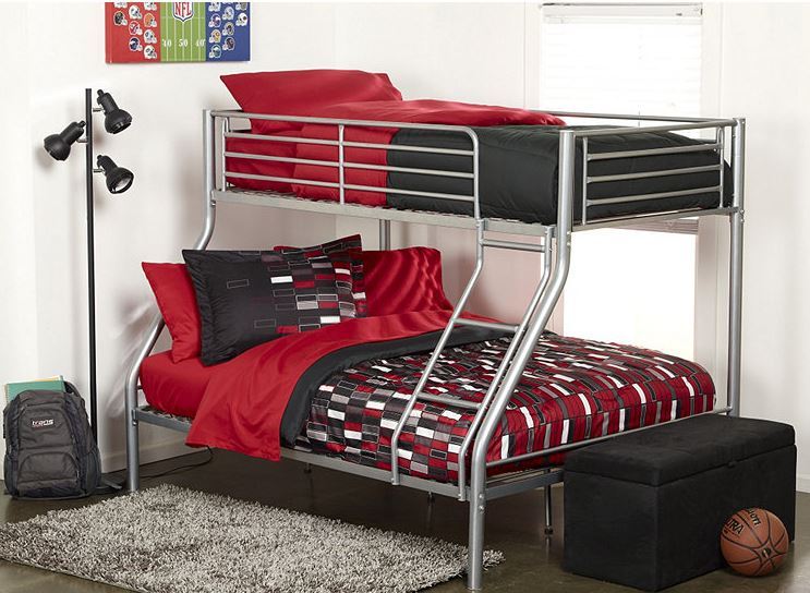 lot 229 image: alcove Trio TwinFull Bunk Bed