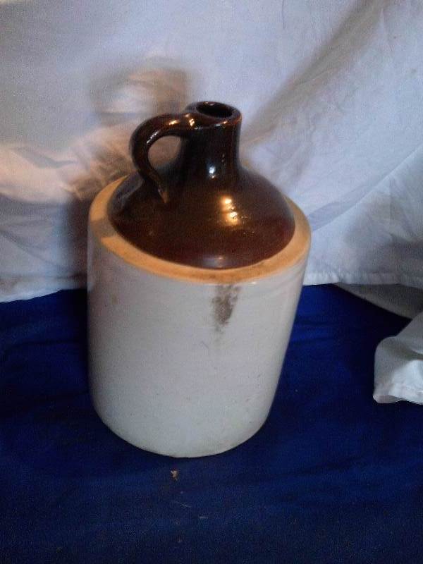 vintage crock jug