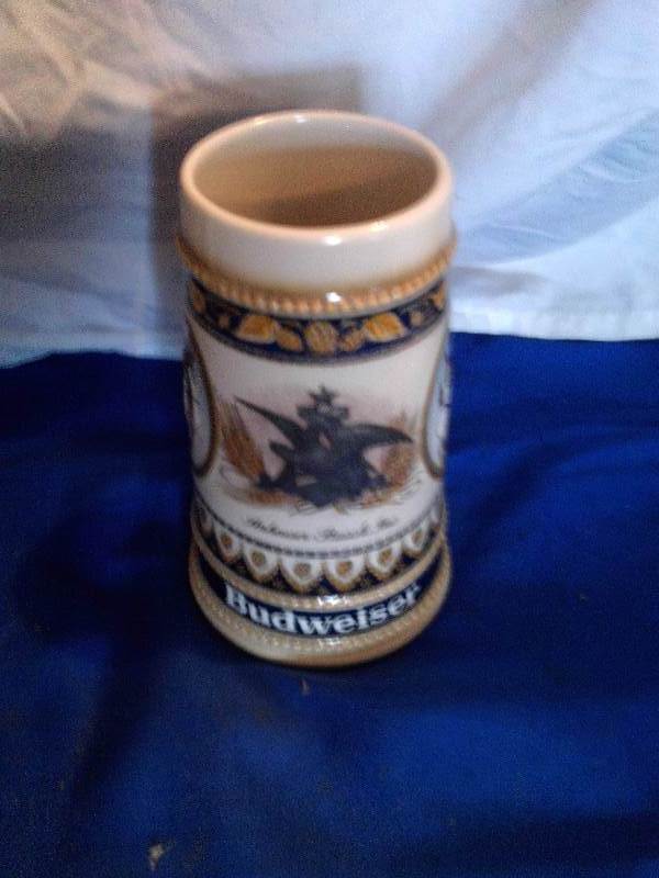 collector budweiser beer mug