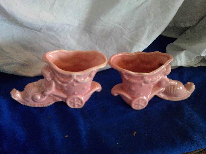 vintage 2 pink boot planters