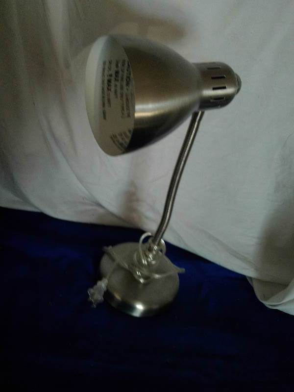 stainless desk lamp