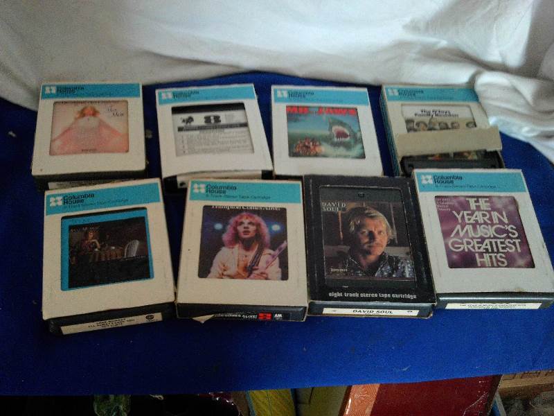 vintage 8 track tapes