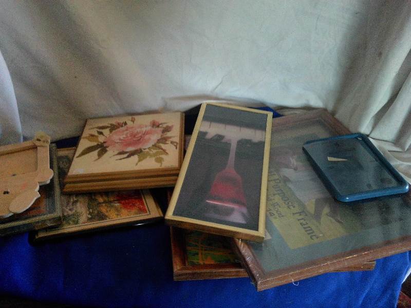 picture frames and pictures