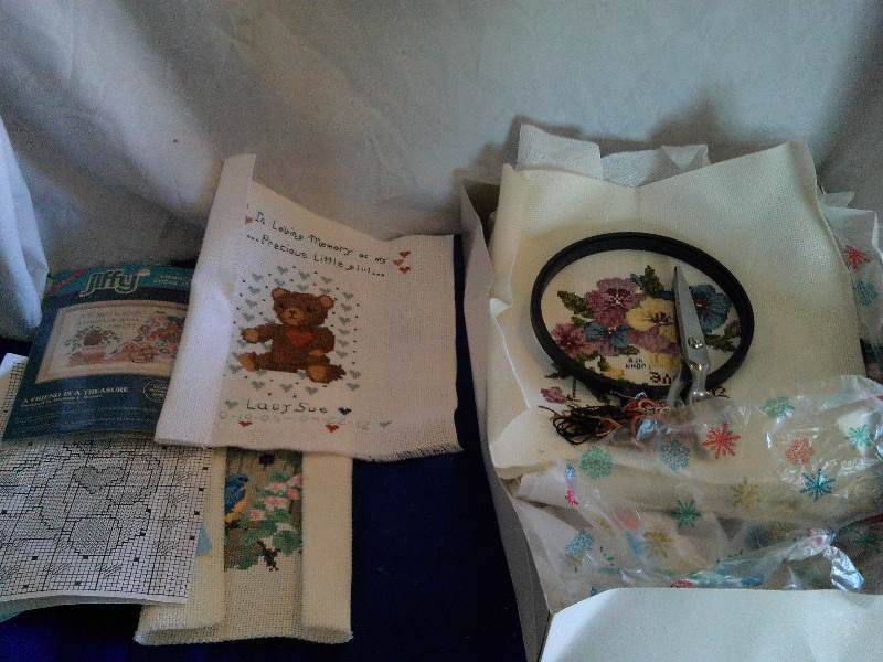 cross stitch patterns and supplies