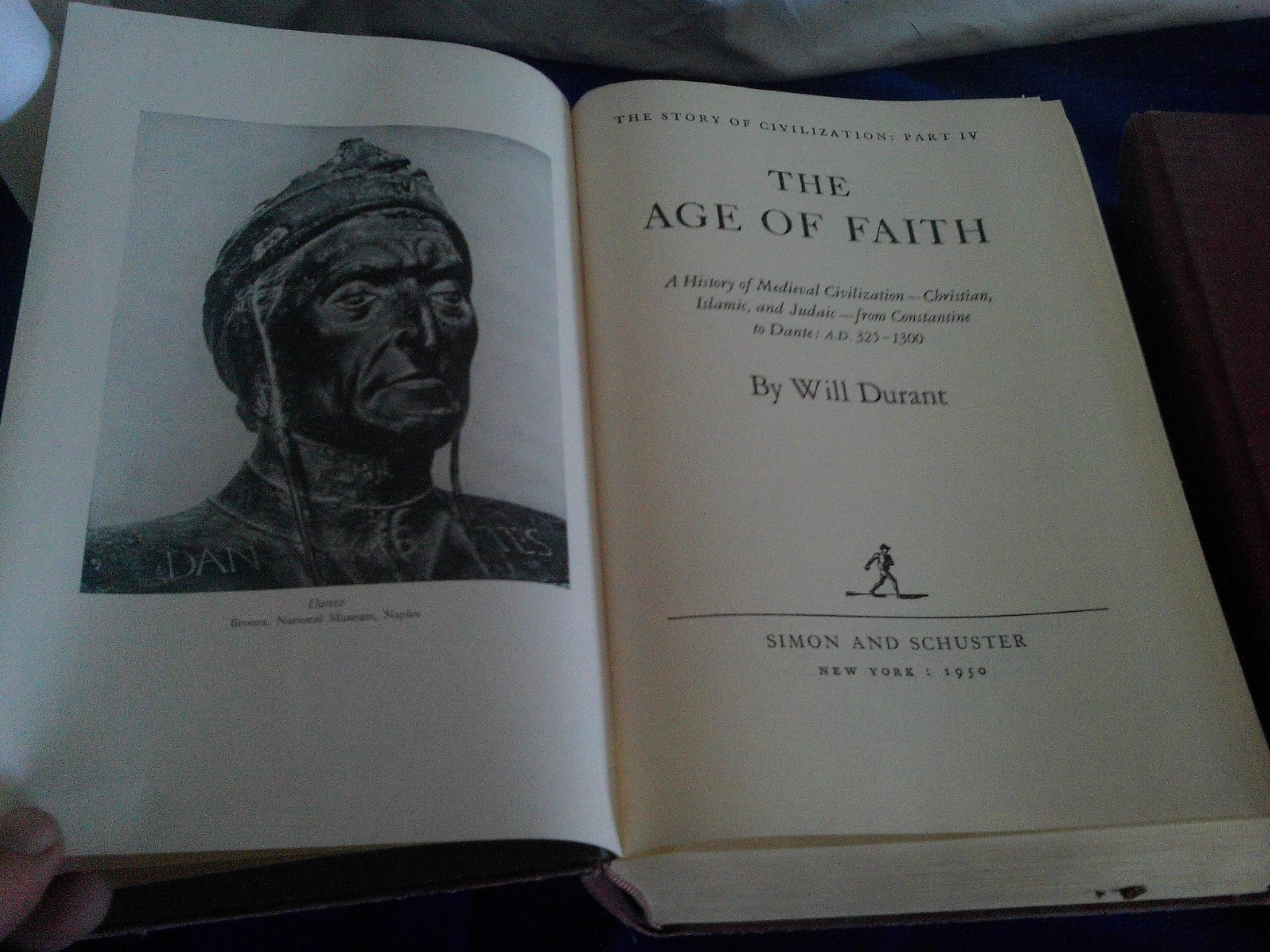 vintage 1944 ceasor and christ and 1950 the age of faith books