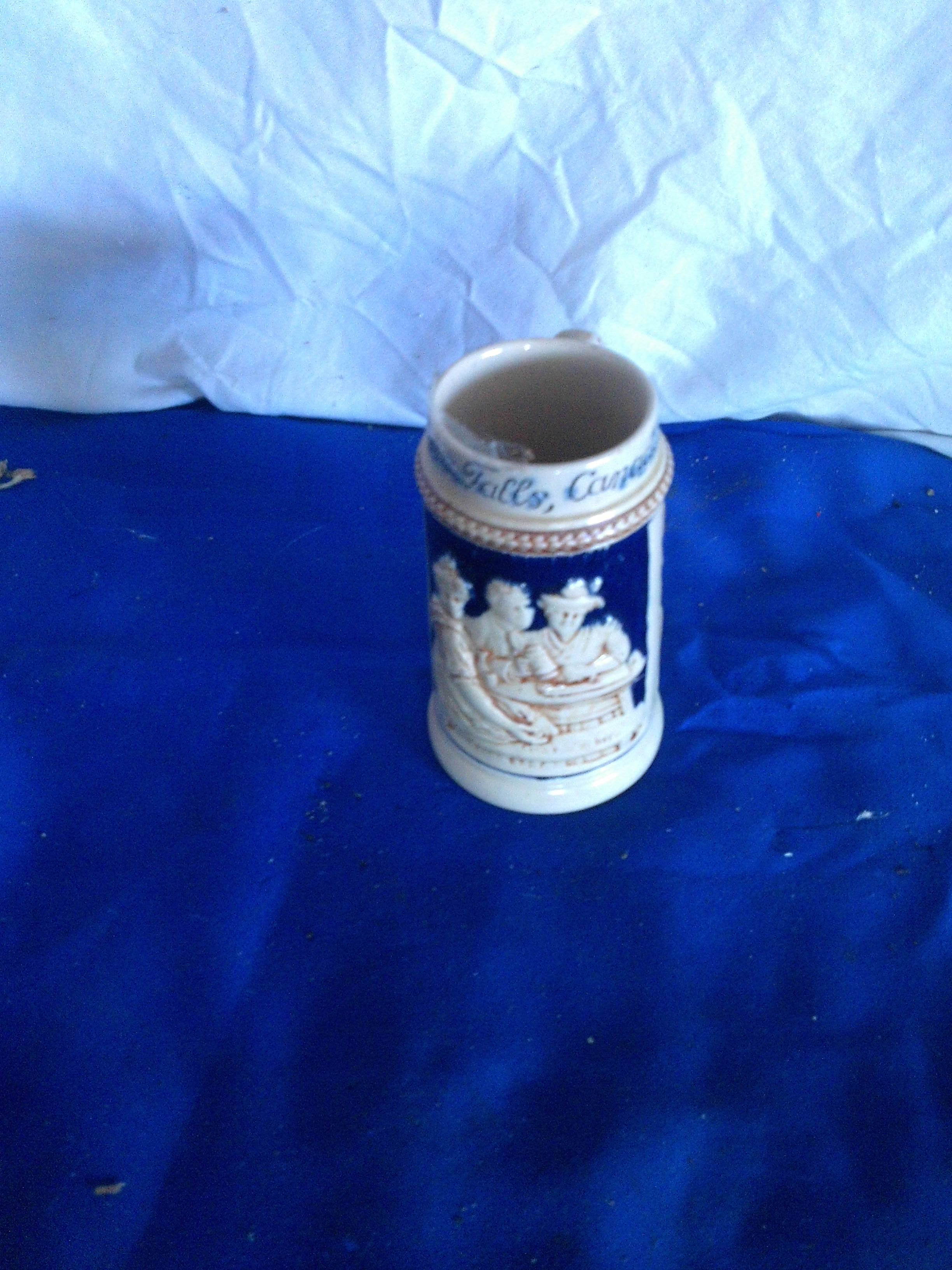 mini niagra falls beer stein