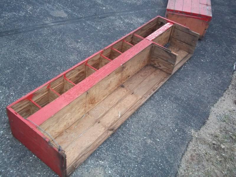 lot 35 image: Pair of wood bolt bins