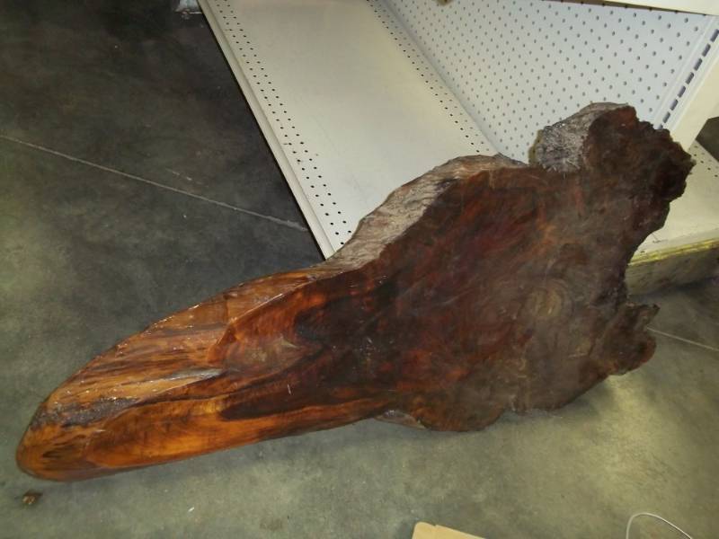 lot 84 image: Wood slab finished one side 42 x 24