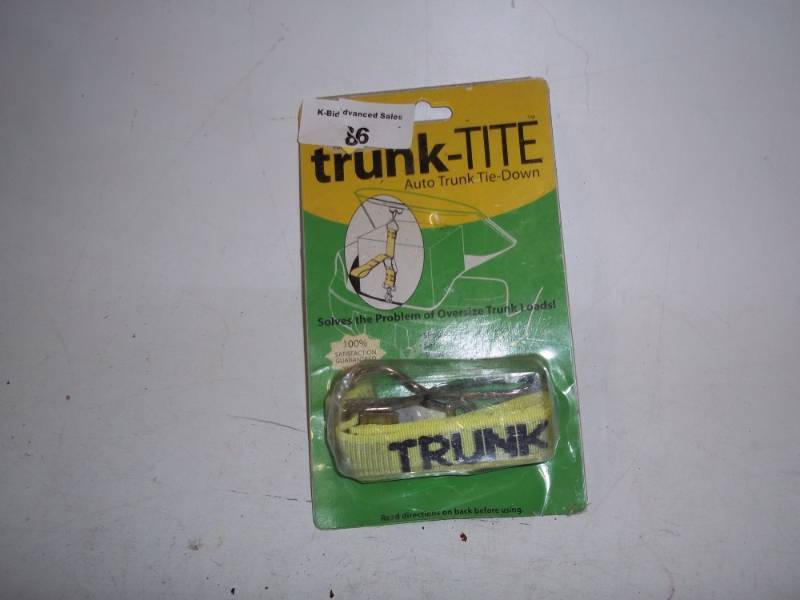 lot 86 image: New Trunk Tie down