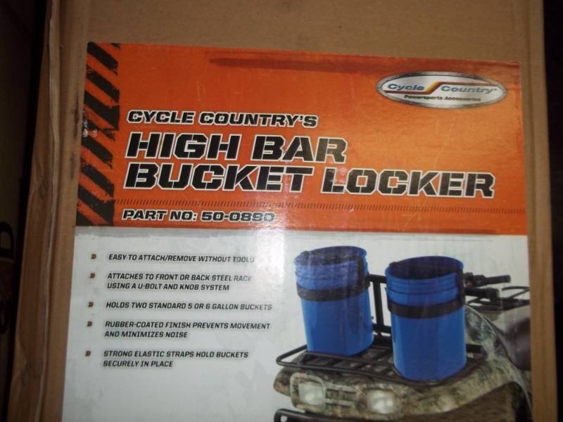 lot 103 image: New High Bar Bucket Locker