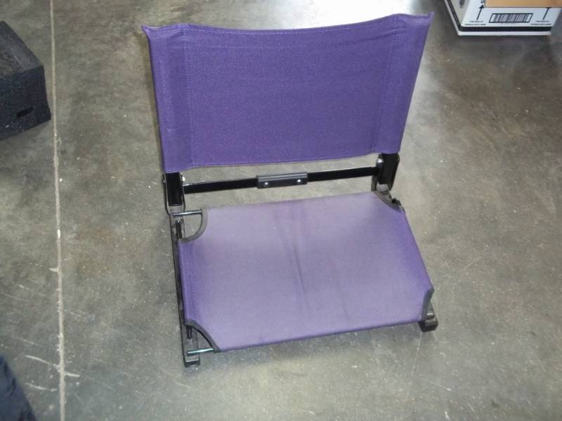 lot 112 image: Purple Stadium Seat  Fish house seat