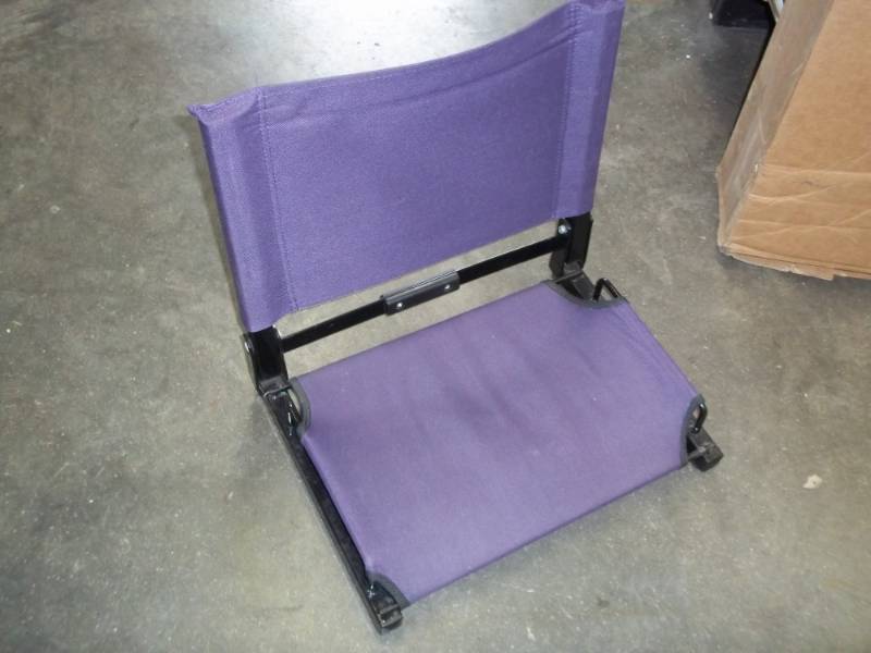 lot 113 image: Purple Stadium Seat  Fish house seat