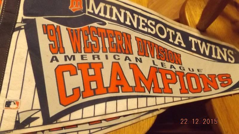 3-1991 MN Twins Pennants